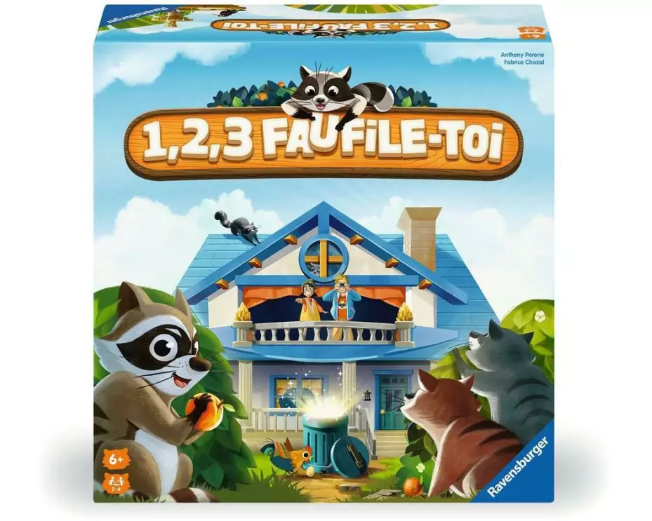 Ravensburger Familienspiel 1, 2, 3 Faufile-toi -FR-
