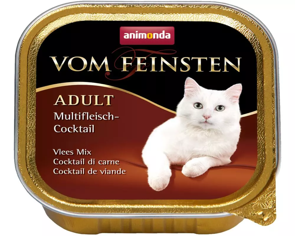 animonda Nassfutter Vom Feinsten Adult Multi-Fleischcocktail, 100 g