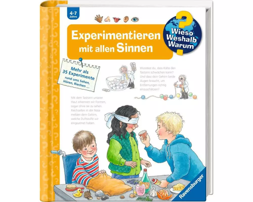 Ravensburger Kinder-Sachbuch WWW: Experimentieren mit allen Sinnen