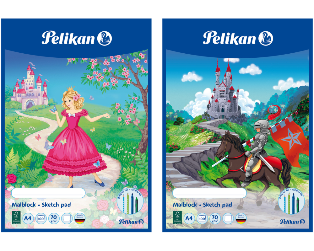 PELIKAN PELIKANmALBLOCK 137679 A4 100BLATT 70G