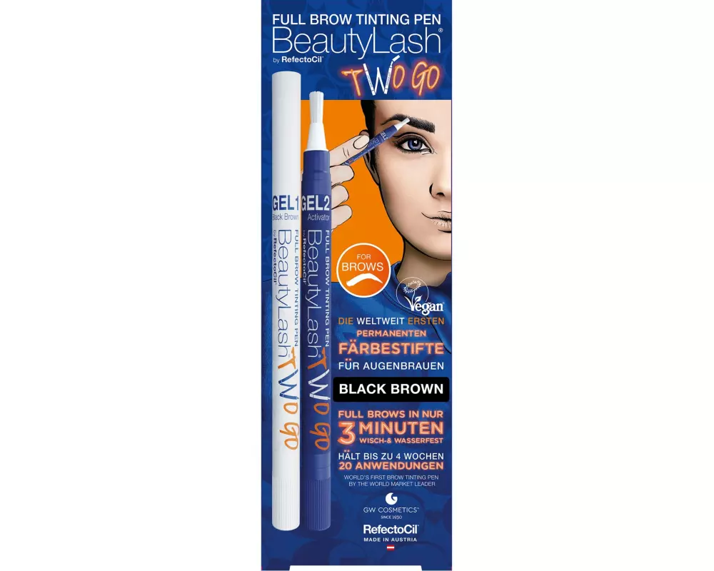 BeautyLash Augenbrauenstift Pro Brow Colour Pen Black Brown