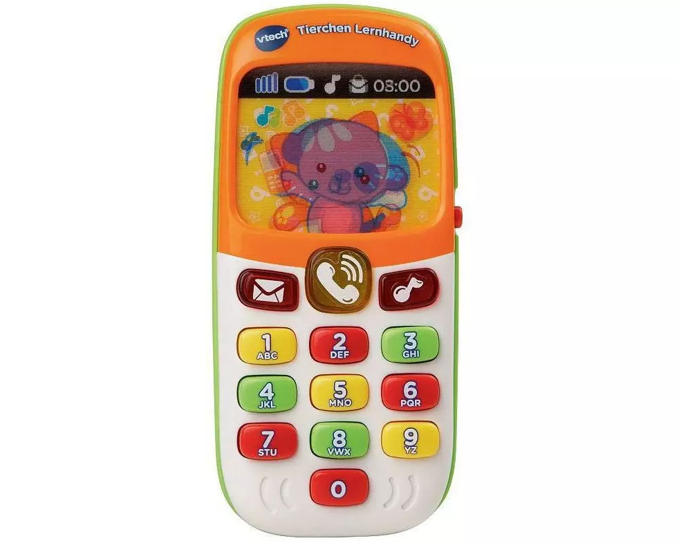 Vtech Lernhandy Tierchen Orange/Weiss