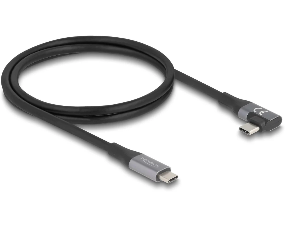 Delock USB4-Kabel 40 Gbps PD 3.1 240 W USB-C - USB-C 1 m