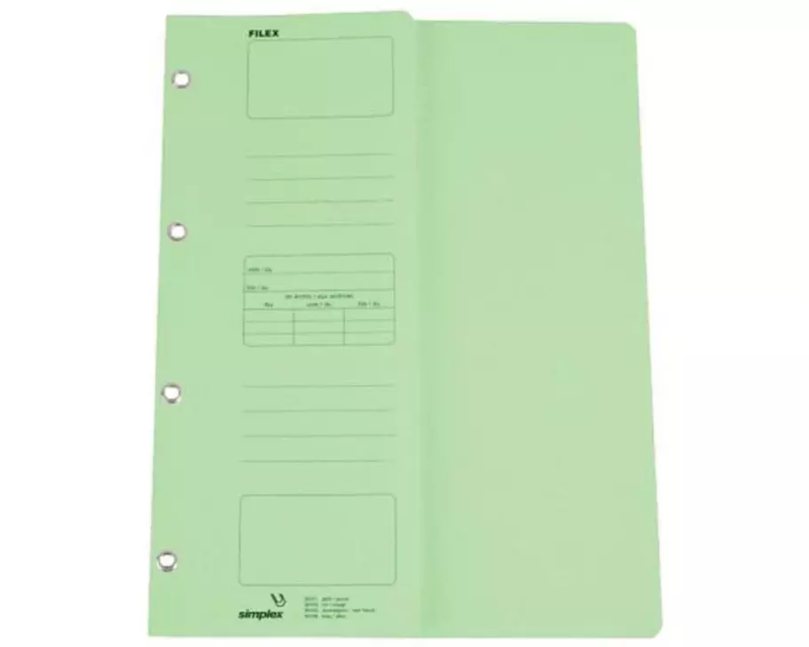 Simplex Klemmhefter Filex-Einhängeheft Grün