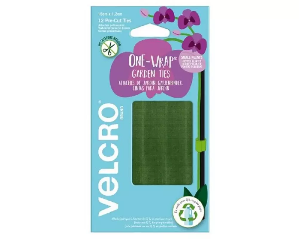 Samen Mauser Gartenbinder Velcro One – Wrap, 12 Stück, 15 x 1.2 cm