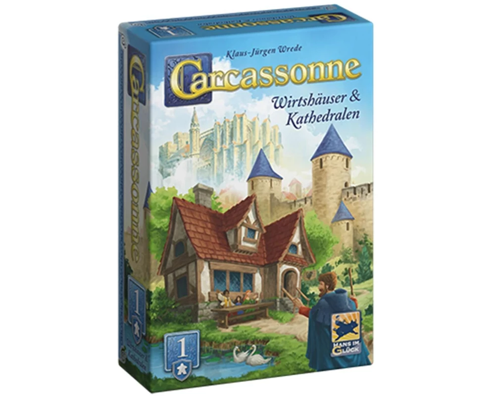 Hans im Glück Familienspiel Carcassonne Wirtshäuser und Kathedralen (d)