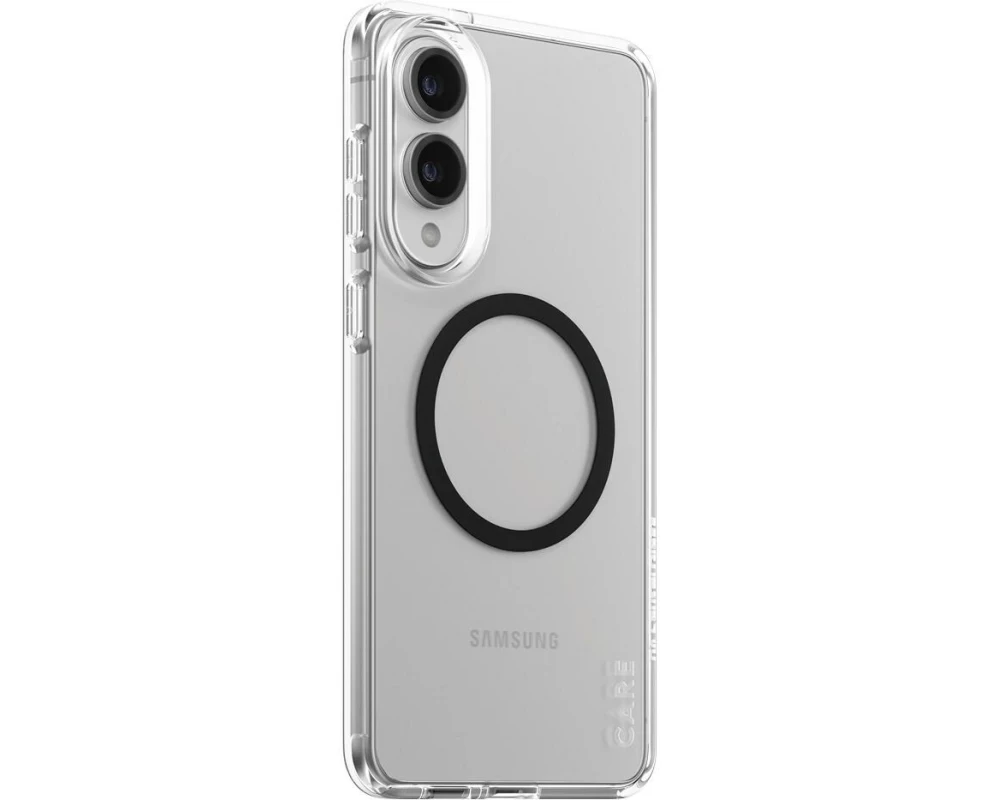 CARE Back Cover Flagship Galaxy S25 Edge Transparent Schwarz