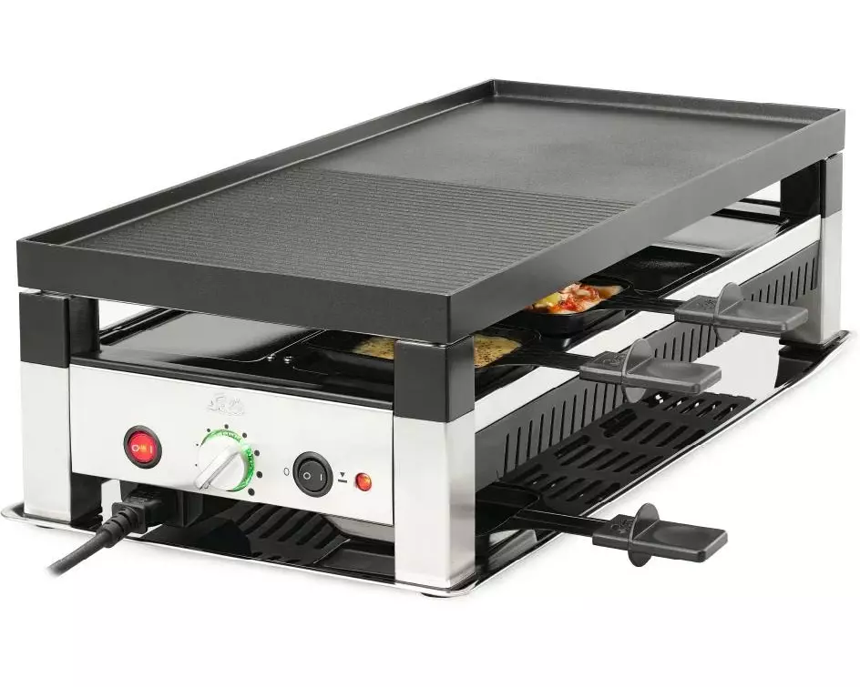 Solis Racletteofen und Pizza Grill 8 Personen
