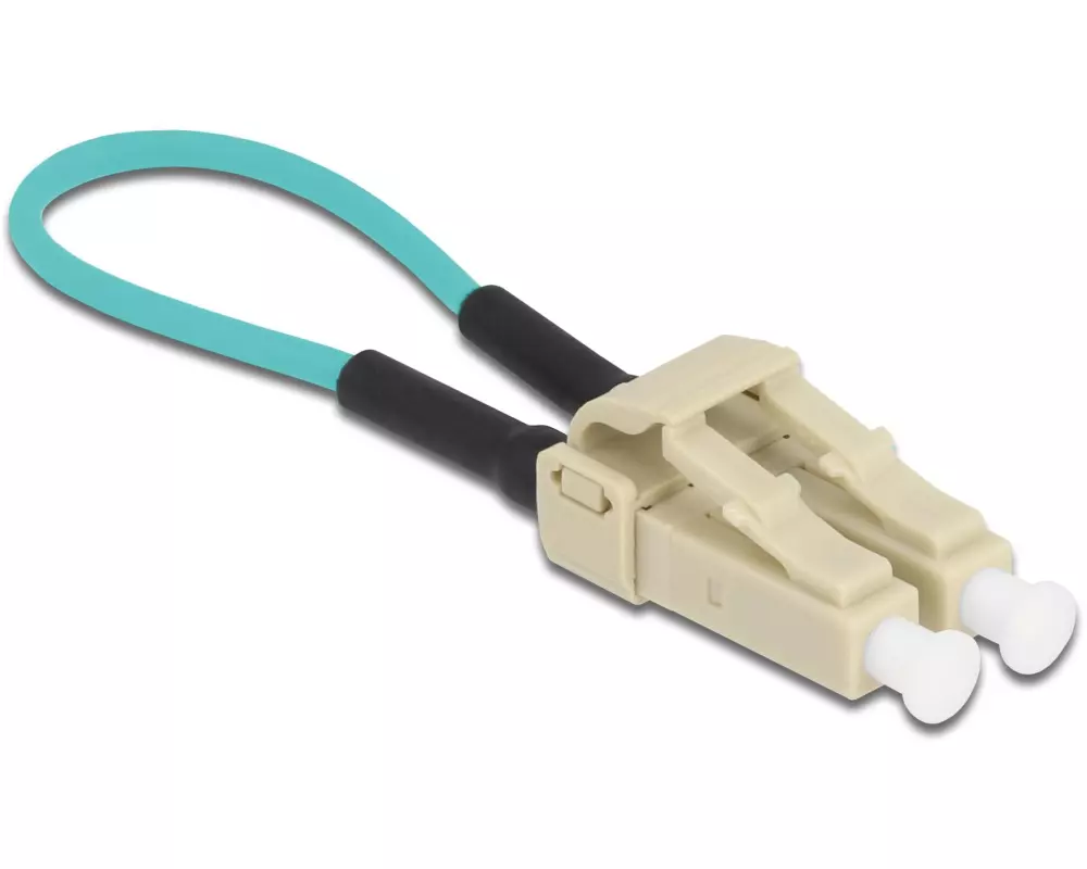Delock LWL Loopback Adapter Multimode LC – LC, OM3, Duplex