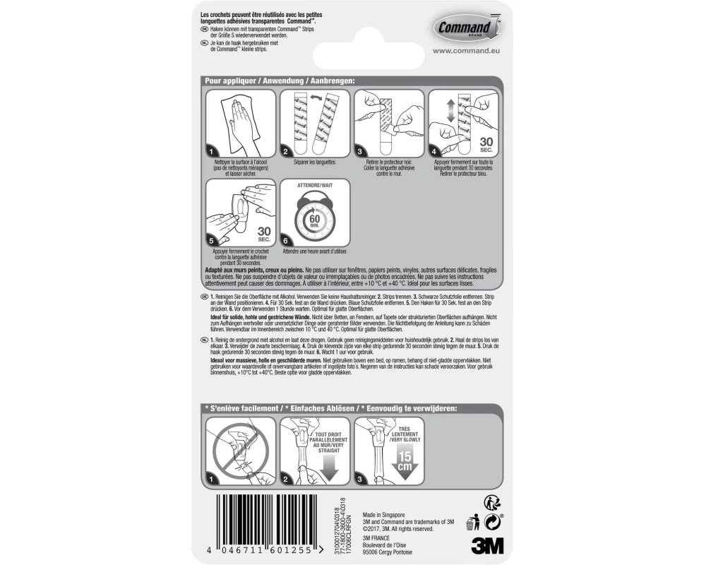 Command Haken Command S Mini Transparent, 0.22 kg