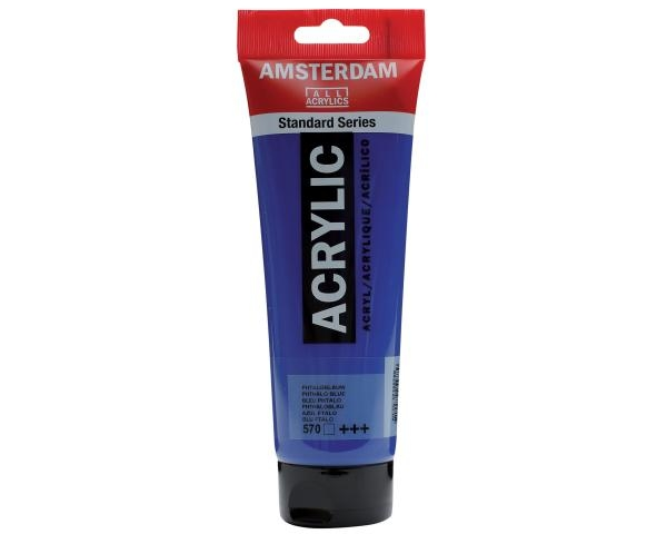 AMSTERDAM Acrylfarbe 250ml 17125700 phthaloblau 570