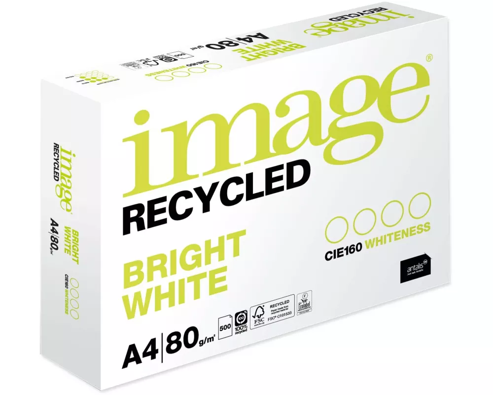 Image Kopierpapier Recycled A3, Weiss, 80 g/m², 500 Blatt