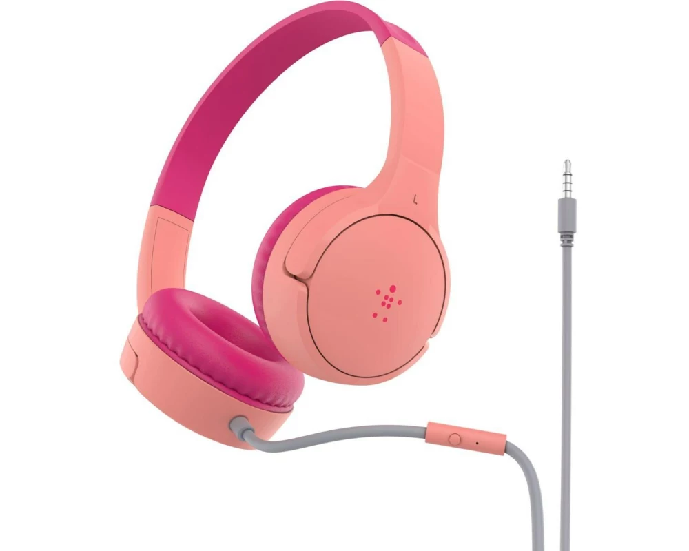 Belkin On-Ear-Kopfhörer SoundForm Mini Pink