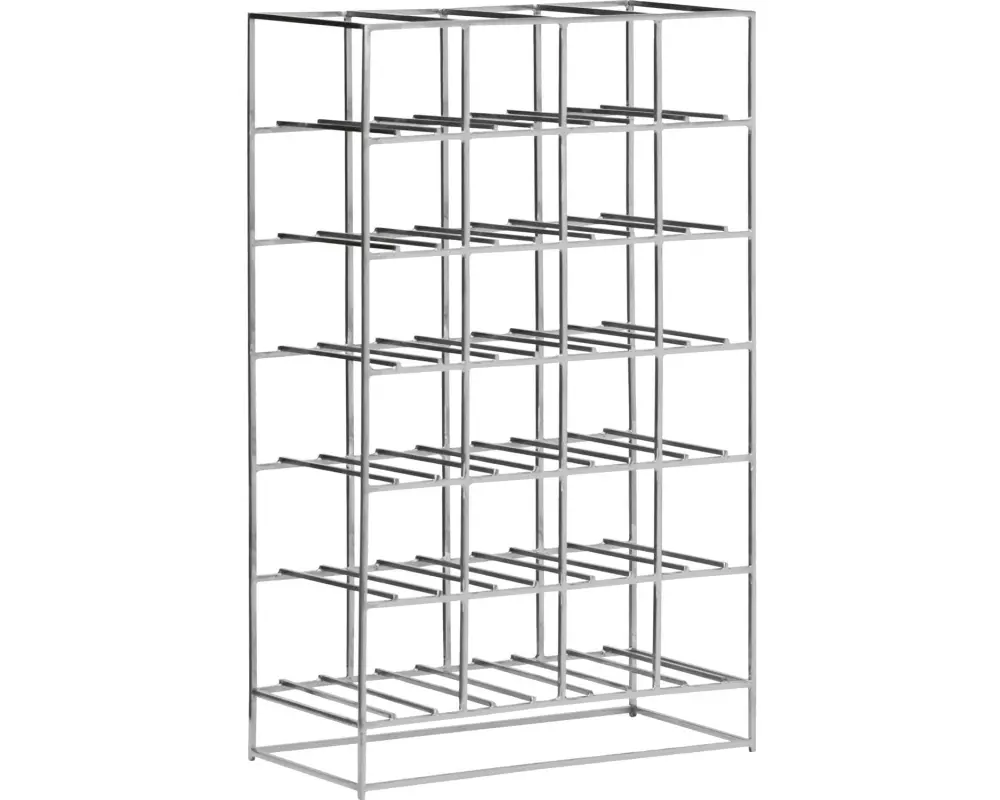 House Doctor Weinregal HD24, 20 x 41 x 67 cm, Silber