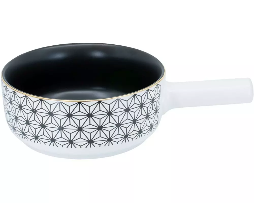 Kadastar Fondue-Caquelon Polygon Weiss