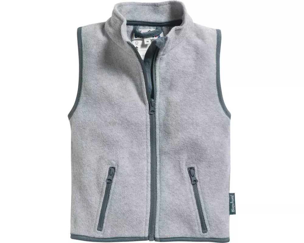 Playshoes Fleece-Weste Grau Gr. 86