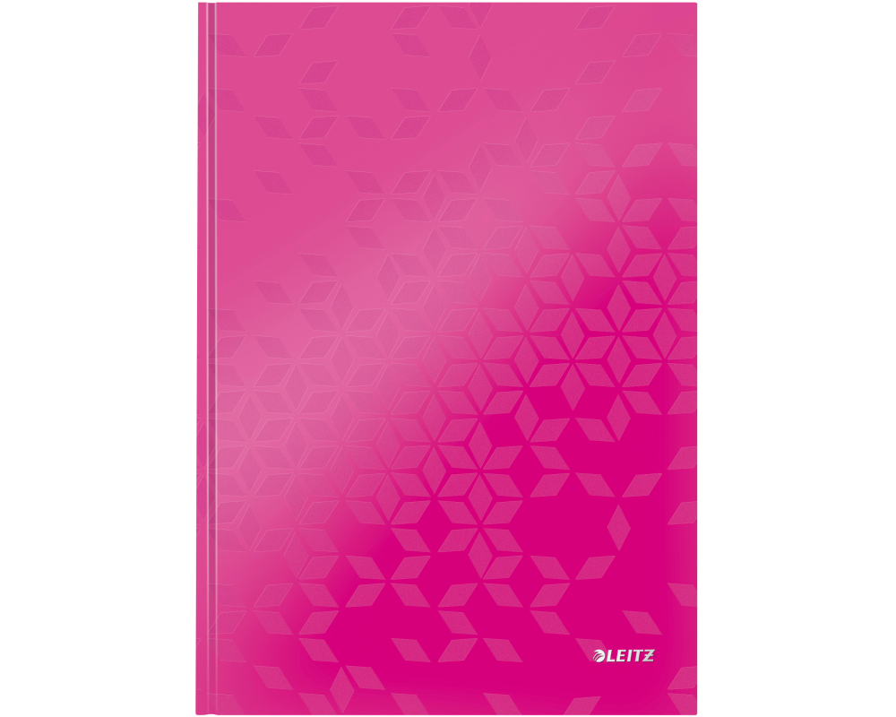 LEITZ Notizbuch WOW A4 46251023 liniert, 90g pink