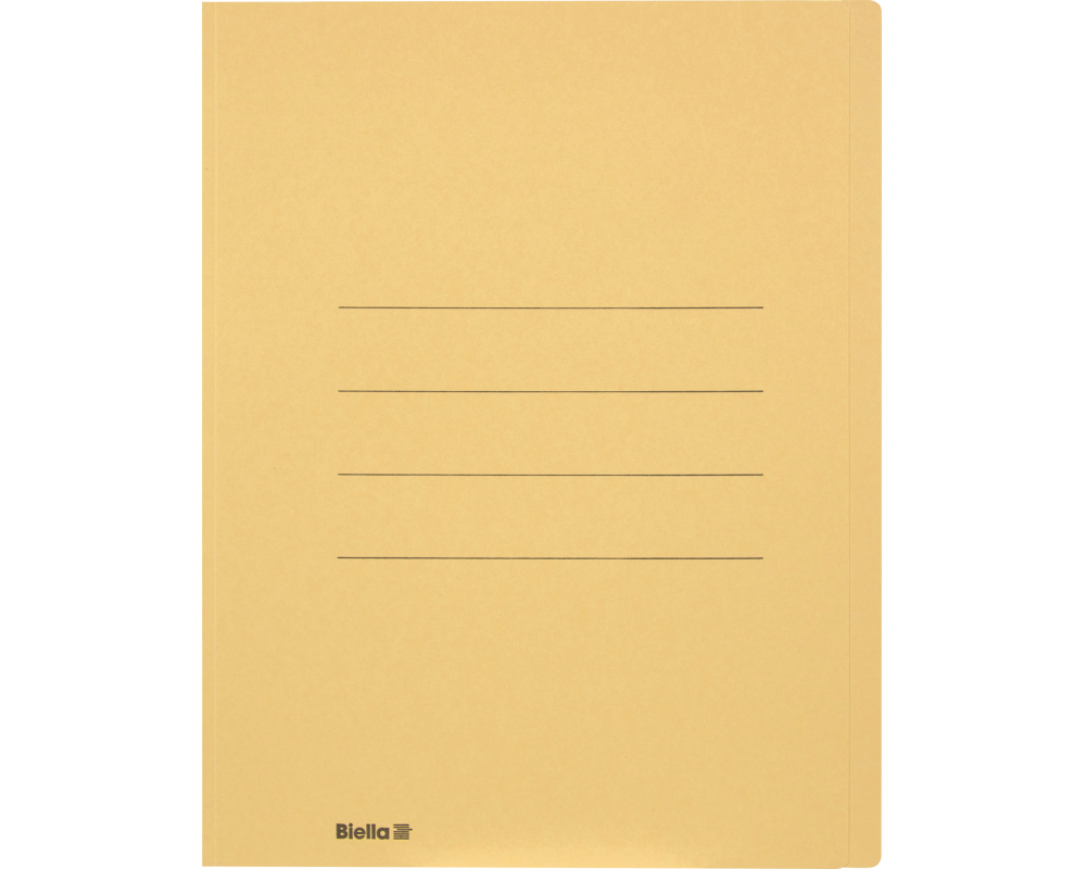 BIELLA Einlagemappe A4 25040020U gelb 240g/m2