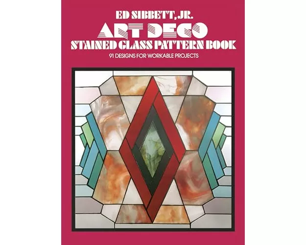 Art Deco Stained Glass Pattern Book