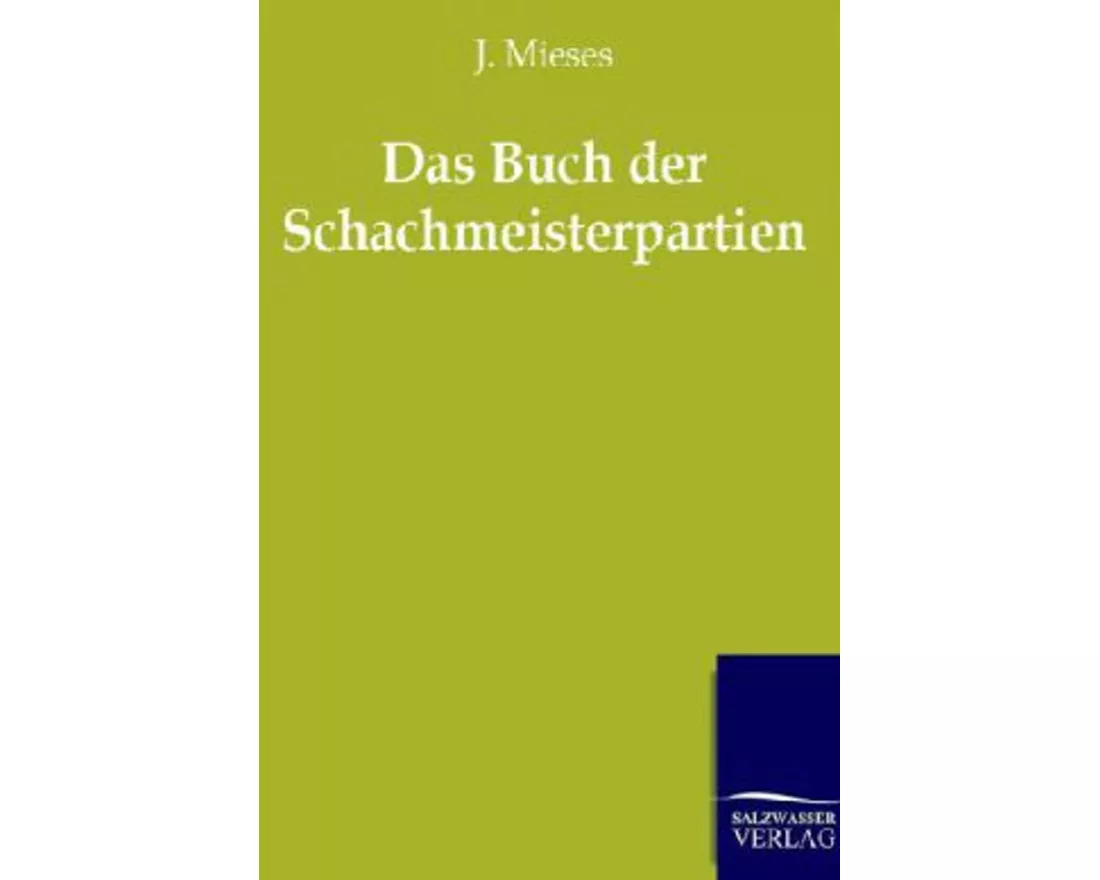Das Buch der Schachmeisterpartien