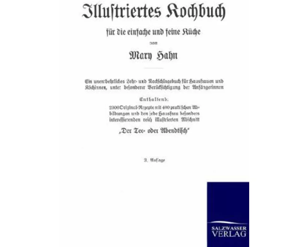 Illustriertes Kochbuch