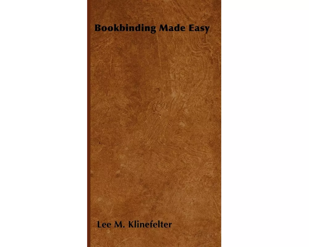 Bookbinding Made Easy