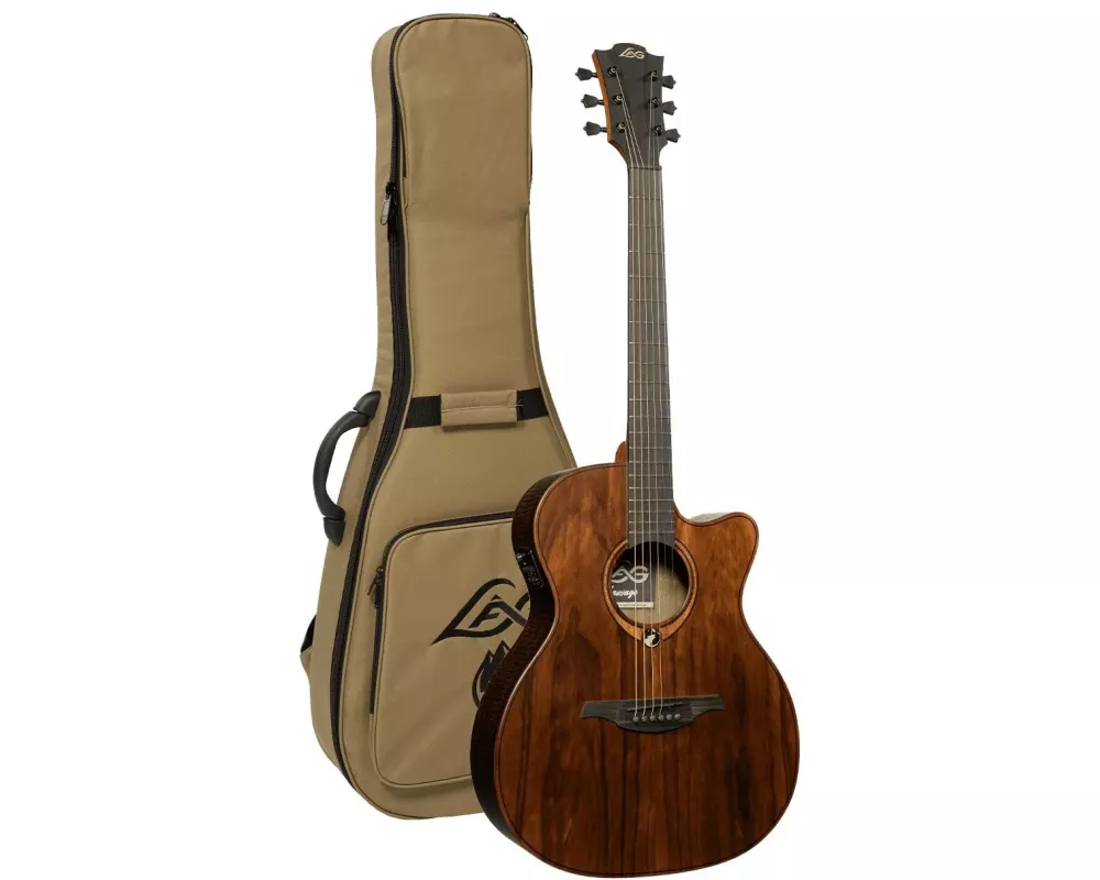 LAG Guitars SAUVAGE ACE mit Tonabnehmer und Cutaway