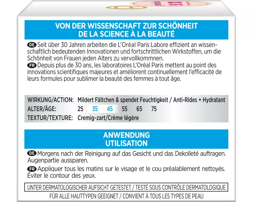 L'Oréal Paris Anti-Falten Experte Feuchtigkeits-Pflege Tag Collagen 35+