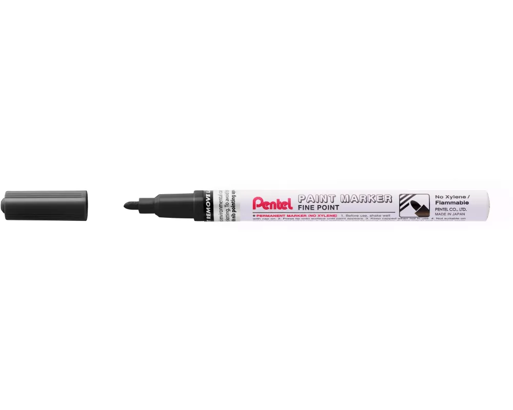 pentel Permanent-Marker Paint 1.5 mm, Schwarz matt