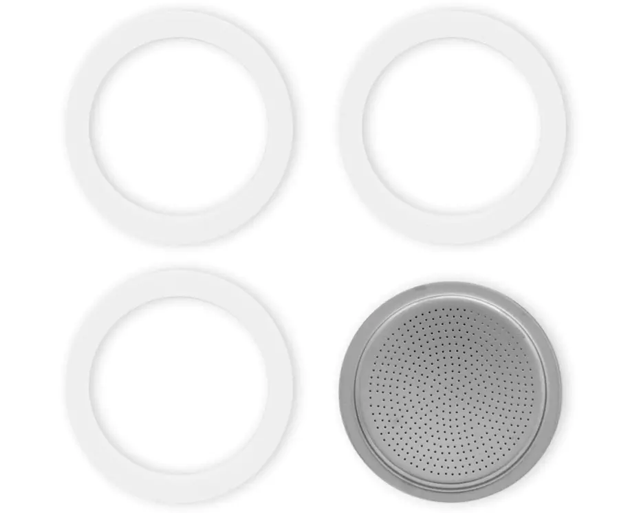 Bialetti Dichtung & Filterplatte zu Bialetti Moka, 1 Tasse