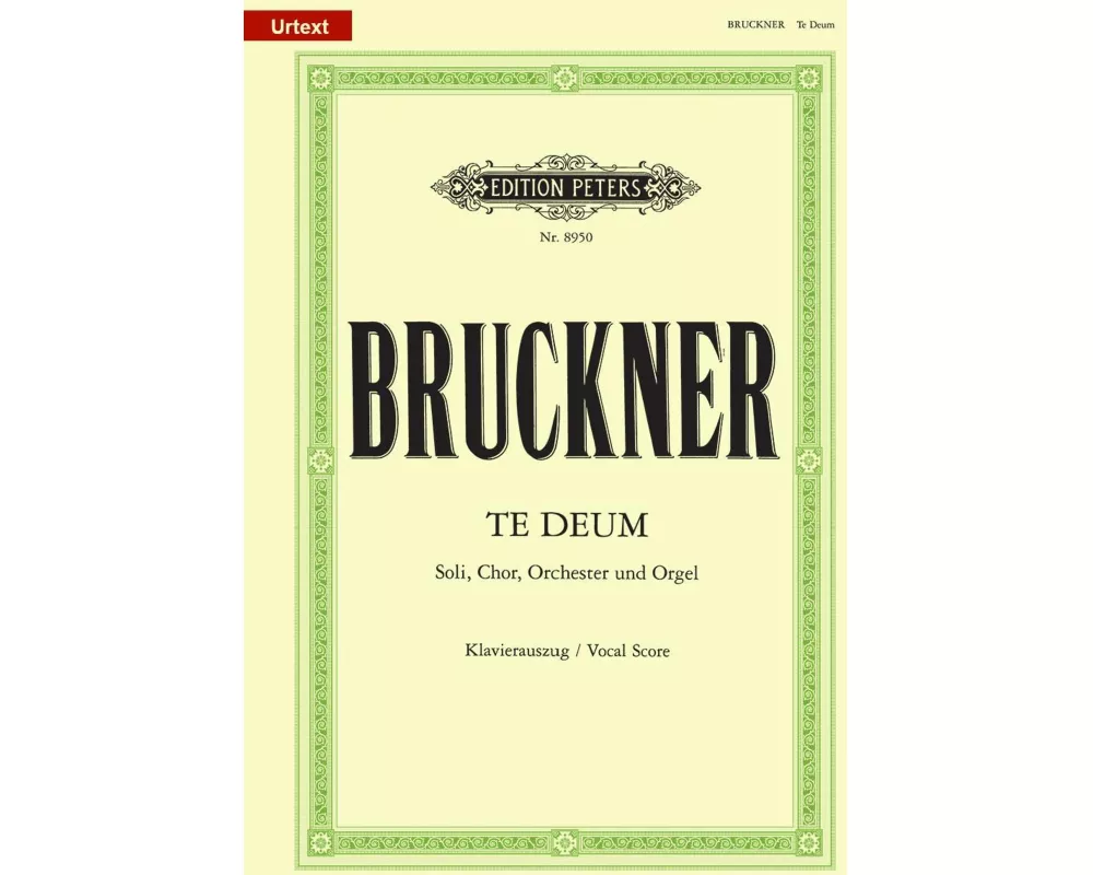 Te Deum C-Dur / URTEXT