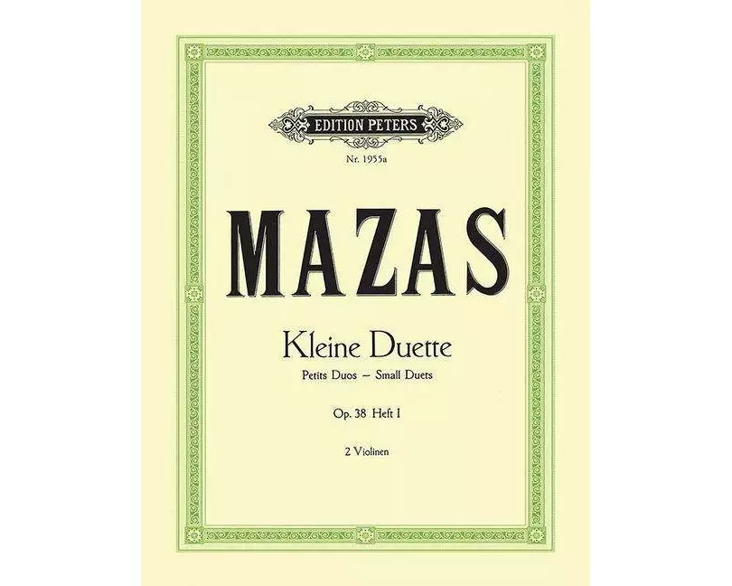 Kleine Duette op. 38