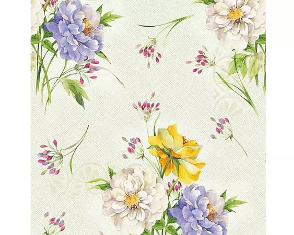 Hubatka Tischdecke Ideal, Blumenbouquet, 140 x 170 cm