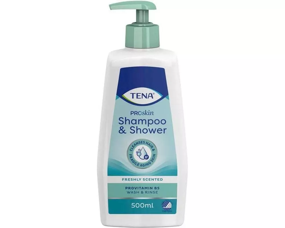 Tena 2in1 Shampoo and Shower 500 ml