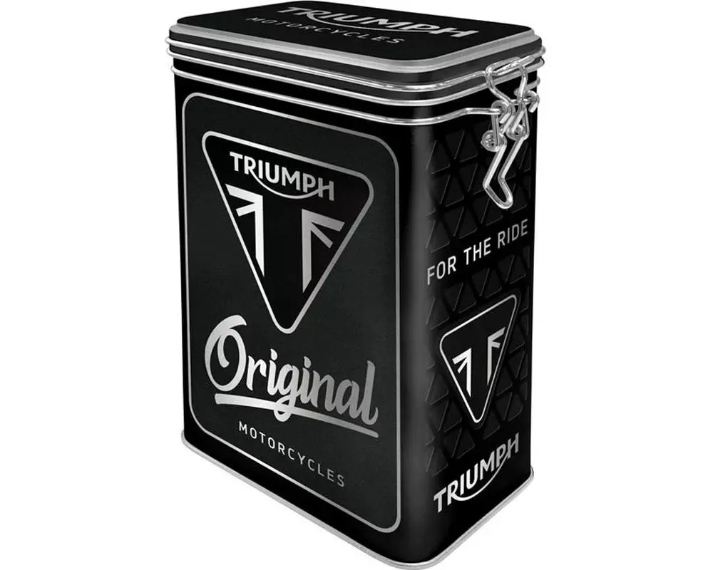 Nostalgic Art Vorratsdose Triumph Original 1.3 l, Schwarz