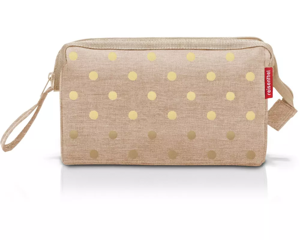 Reisenthel Necessaire Travelcosmetic Metallic Dots Coffee
