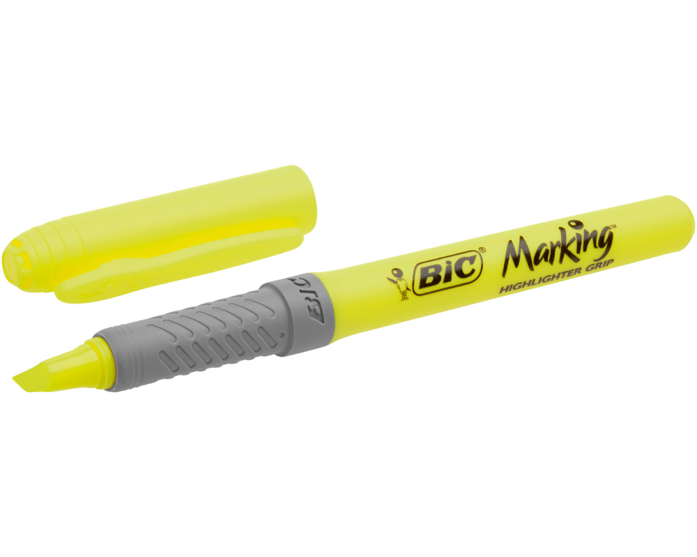 BIC Highlighter Grip 811935 gelb
