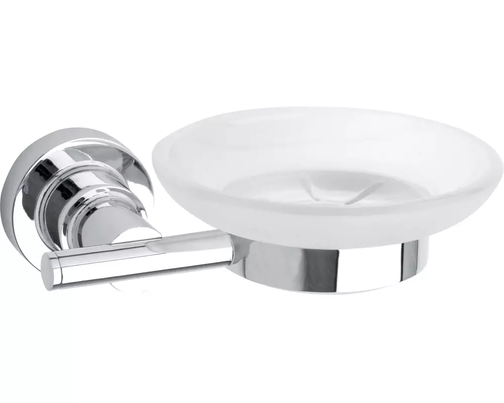 tesa Luup Seifenschale ohne Bohren, silber