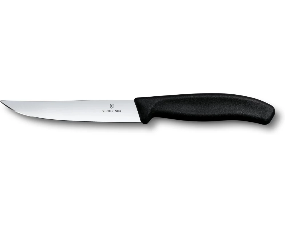 Victorinox Steakmesser Swiss Classic, 12 cm, gerade, Schwarz
