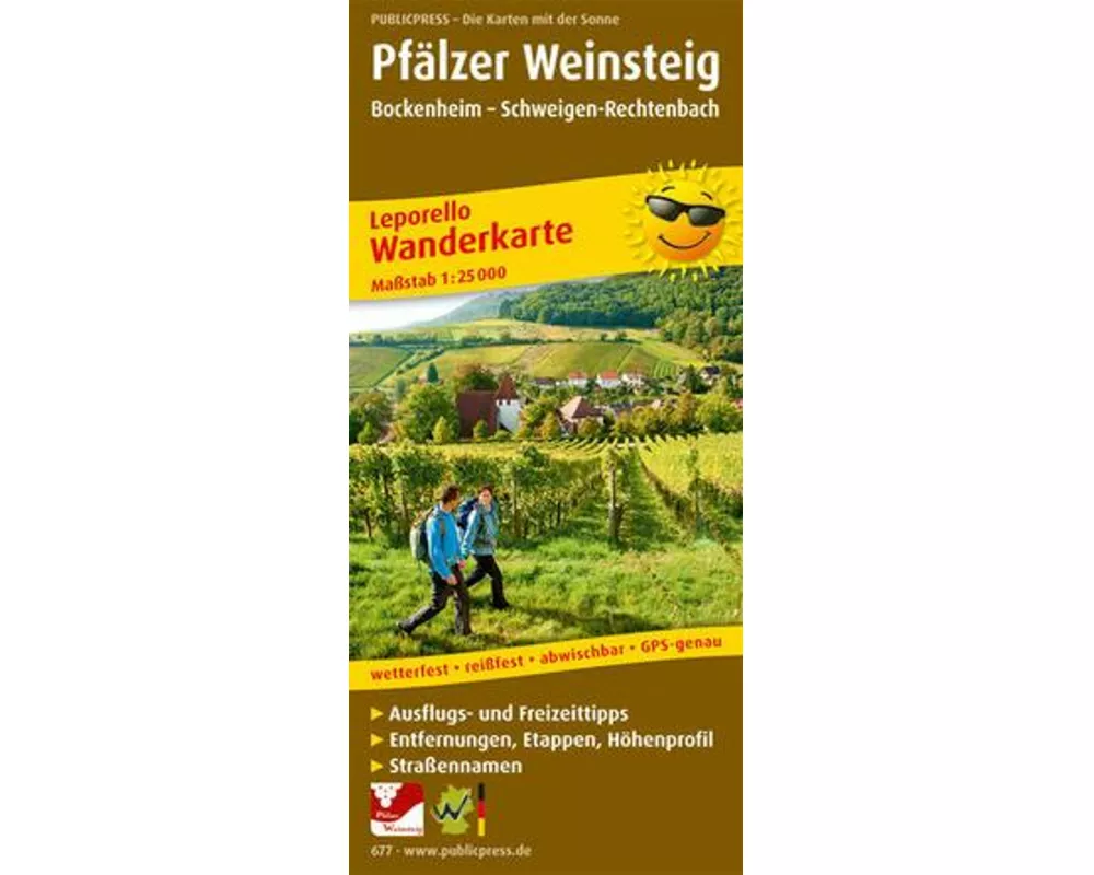 Pfälzer Weinsteig, Bockenheim - Schweigen-Rechtenbach