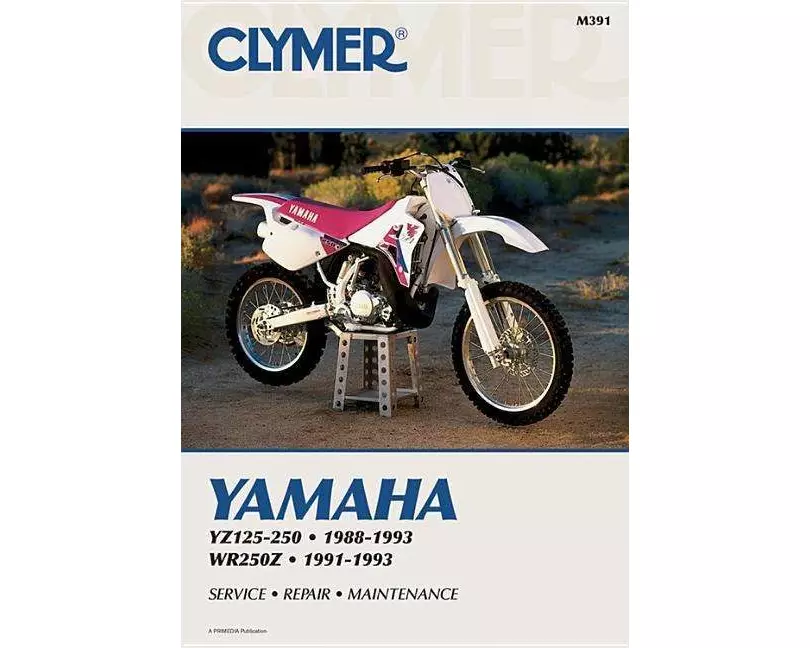 Yamaha YZ125-250 (1988-1993) & WR250Z (1991-1993) Motorcycle Service Repair Manual