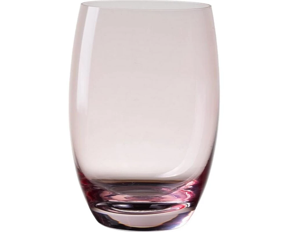 Lunasol Trinkglas Optima Color Tumbler 460 ml Barrel Hellrosa