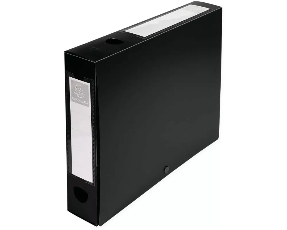 Exacompta Archivschachtel A4, Schwarz