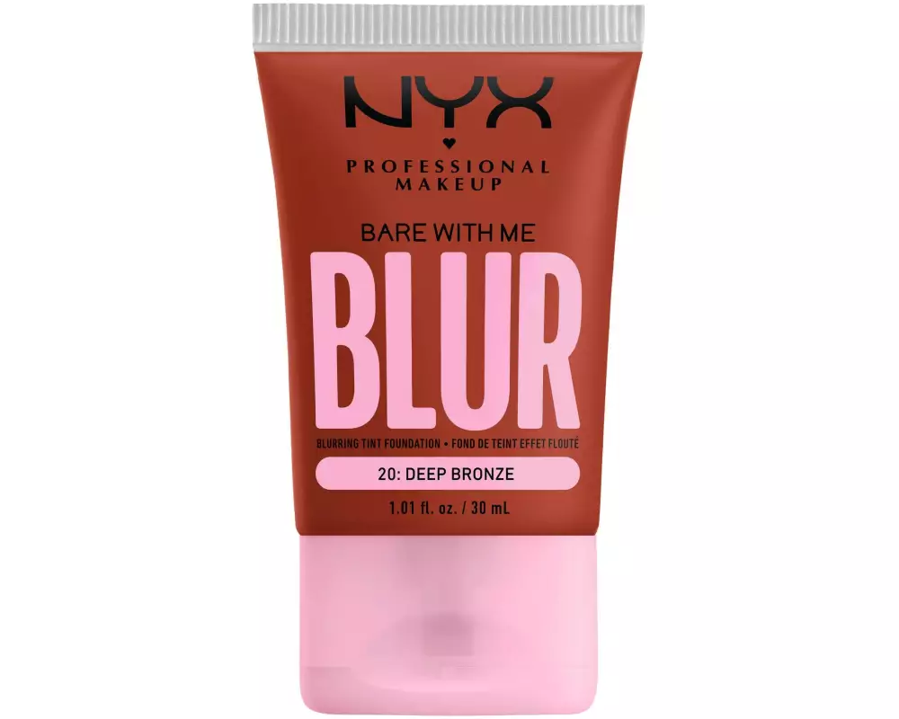 NYX Professional Makeup Foundation Bare With Me Blur Tint 20 Deep Bronze