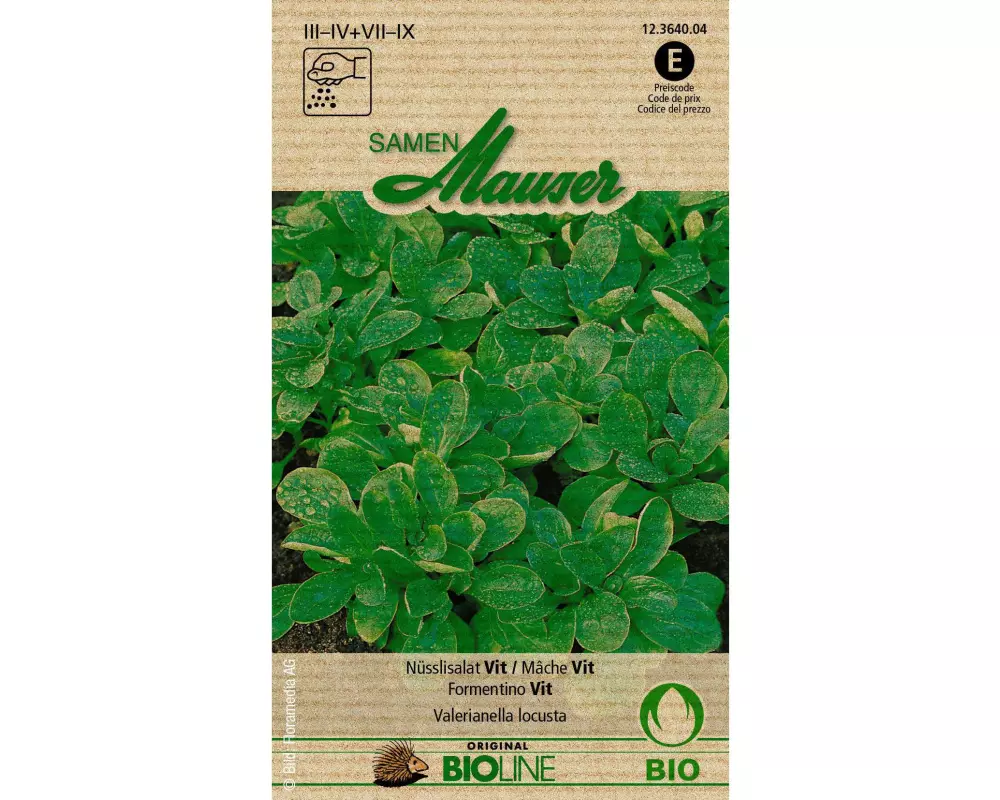 Samen Mauser Samen Bioline Nüsslisalat Vit