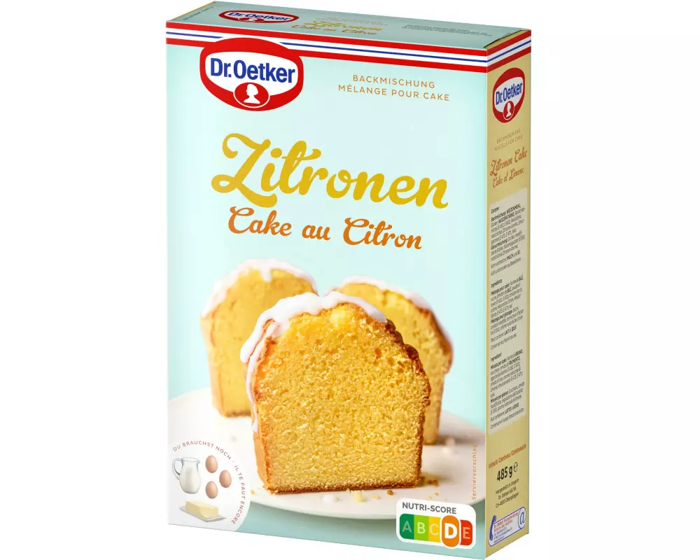 Dr.Oetker Backmischung Zitronen Cake 485 g