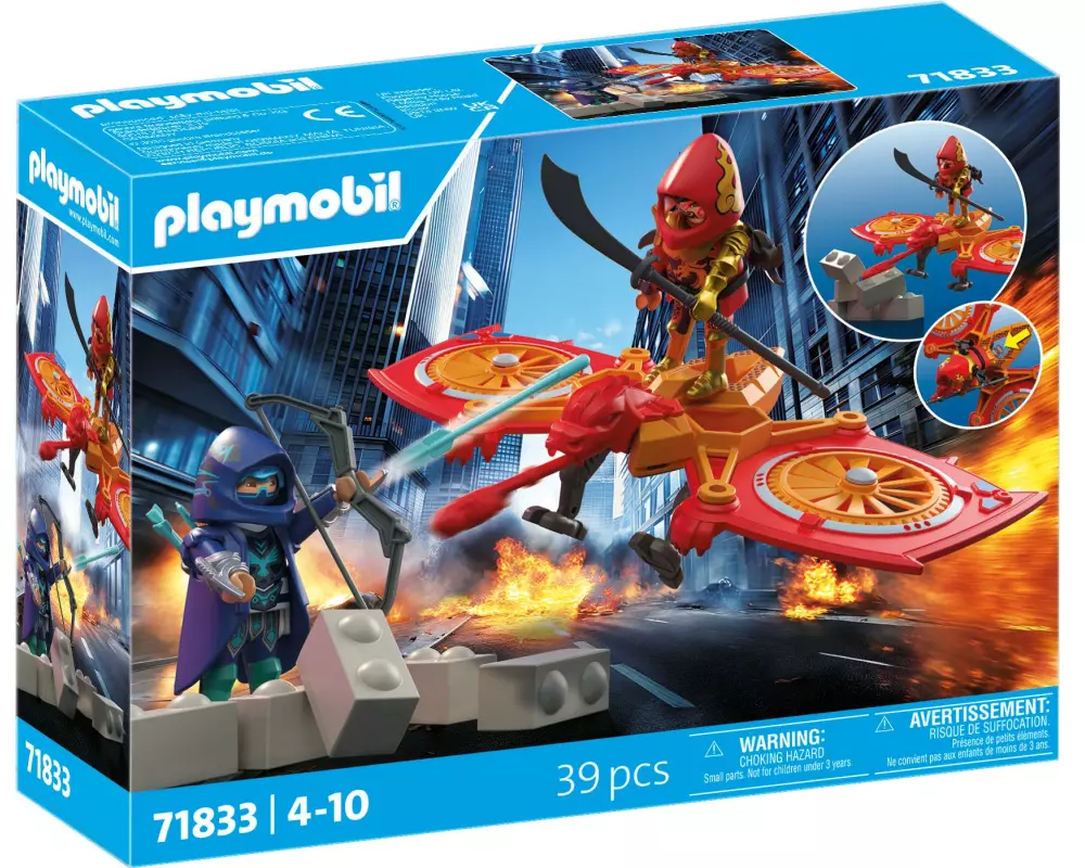 Playmobil Heroes: Helden-Drohne gegen bösen Ninja 71833