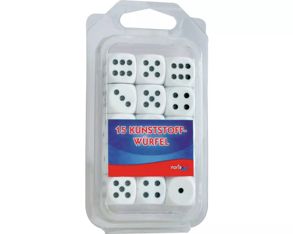 Noris Würfel 15 weiss