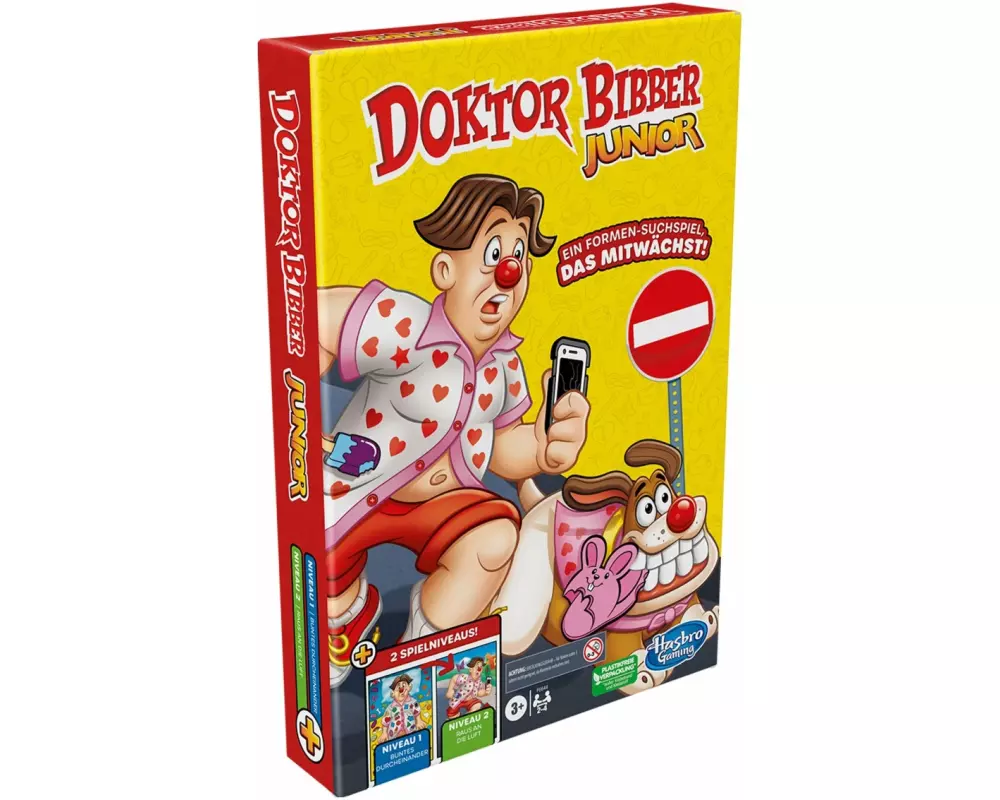 Hasbro Gaming Familienspiel Doktor Bibber Junior