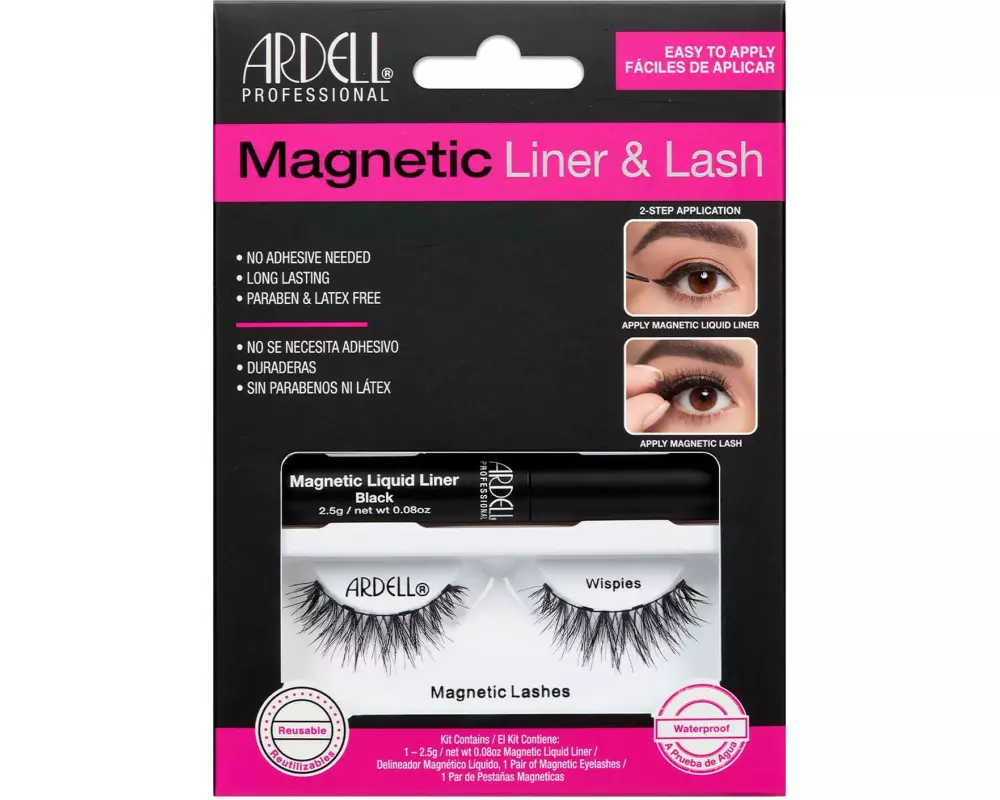 Ardell Magnetic Liquid Liner & Lash Wispies Schwarz